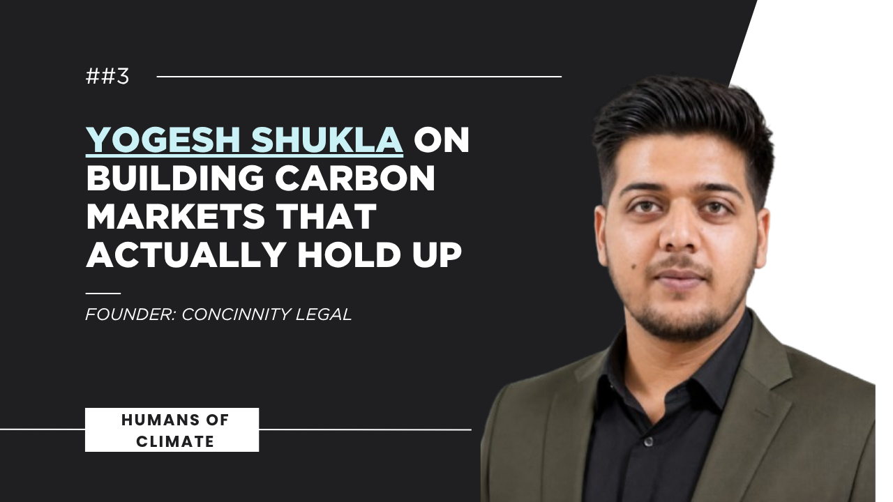 Yogesh Shukla interviewed by Carbon Market Network on building carbon markets that hold up